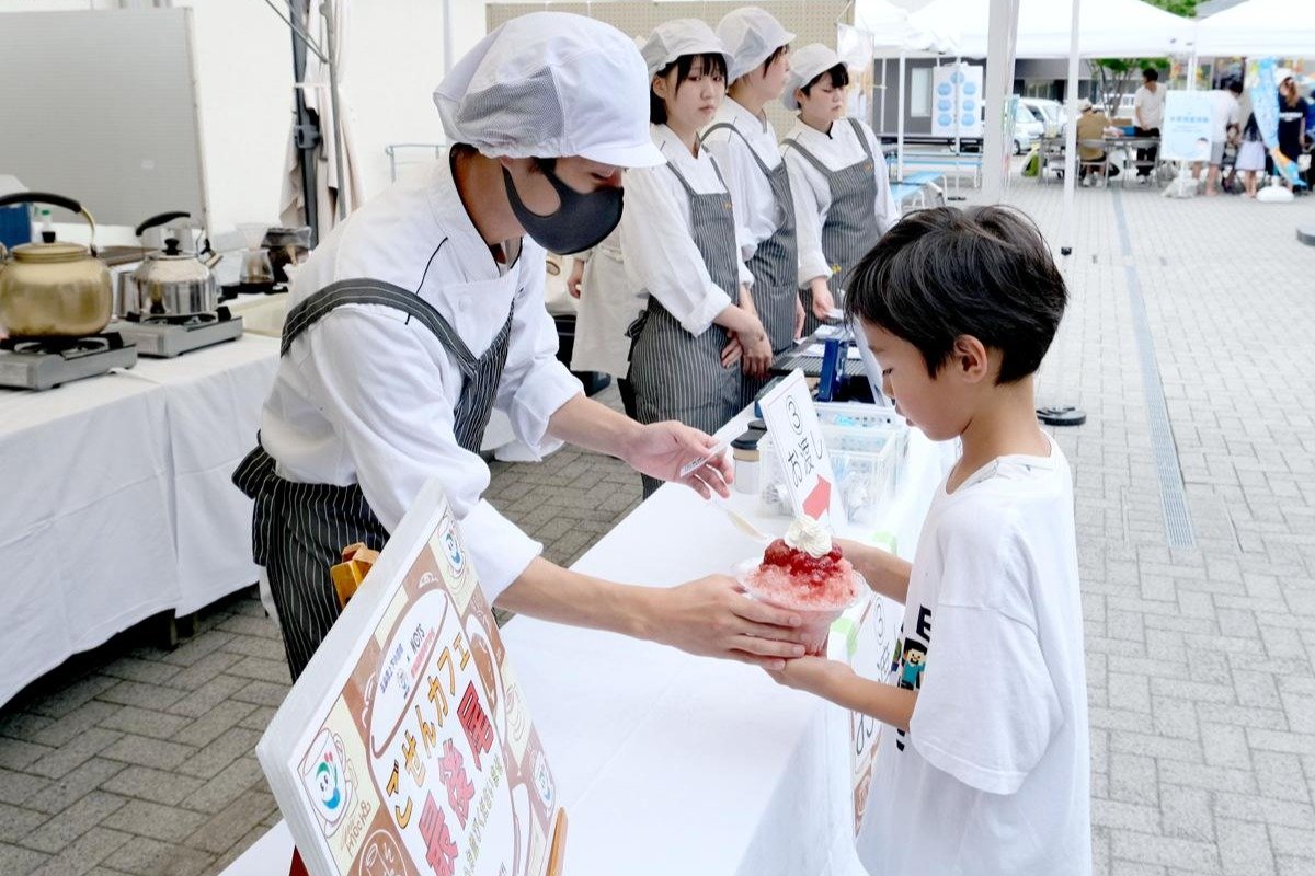 水道水のおいしさ、かき氷で味わってみて 五泉市水道局自信「水源は