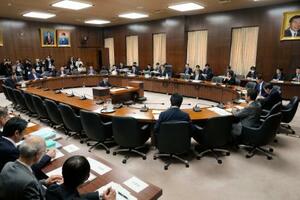 選挙制度の在り方を検討する与野党協議会=17日午後、国会