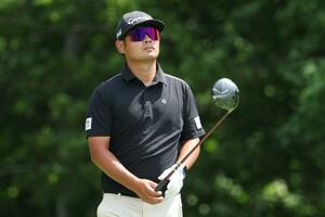 58位に後退した久常涼=イリノイ州のTPCディアラン(ゲッティ=共同)