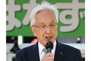 ［新潟県知事選挙2026］長岡市の磯田達伸市長、現職の街宣でマイク握るが…「御礼」強調　特定候補支持しないスタンス
