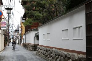 歴史ある料亭などが並ぶ古町花街。新潟市は景観づくりの「特別区域」指定を目指す=新潟市中央区