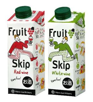 　「メルシャン・ワインズ　フルーツスキップ」の２５０ミリリットルサイズ