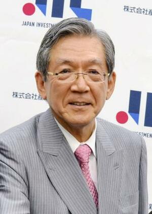 　産業革新投資機構の横尾敬介社長