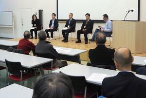新潟オーガニック連絡協議会が開催した報告会=新潟市中央区