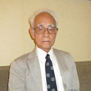 敬和学園大の初代学長を務めた北垣宗治さん＝２０１８年７月