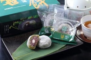 全国推奨観光土産品審査会で入賞した「笹餅クリーム入り」