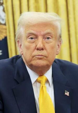 トランプ米大統領(ゲッティ=共同)