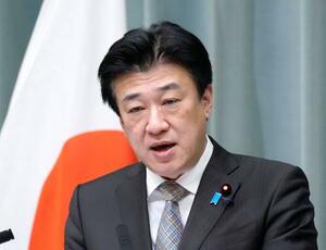 　記者会見する木原官房長官＝６日午後、首相官邸