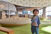 　岐阜市立中央図書館の２階に設けられた幼児向けの閲覧スペース＝岐阜市