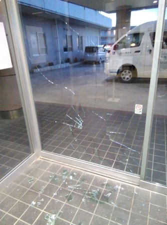 イノシシが施設のガラス割る 新潟日報デジタルプラス