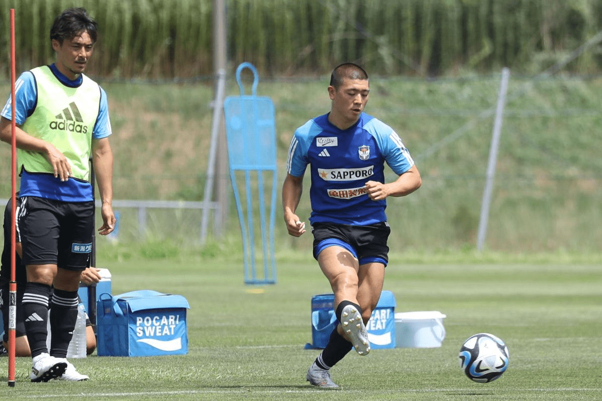 サッカーJ1・アルビレックス新潟］FW小見洋太、走り続けて