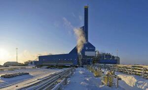 　石油・天然ガス開発事業「サハリン１」の施設（エクソンネフテガス提供・共同）