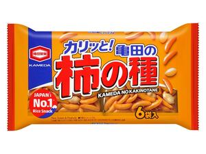 亀田製菓が値上げを発表した「亀田の柿の種 6袋詰」