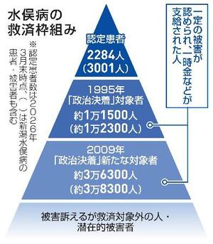 　水俣病の救済枠組み
