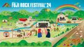 ２０２４年フジロックフェスティバルの会場マップ（スマッシュ提供）