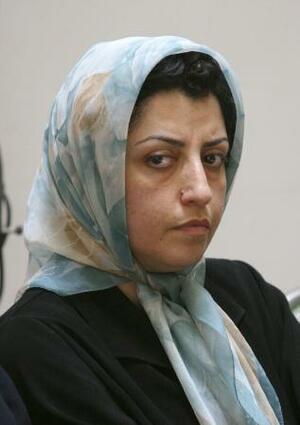 ナルゲス・モハンマディさん(AP=共同)