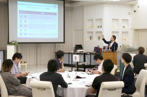 チャットGPTの活用をテーマにした三条商工会議所青年部のセミナー=三条市横町2