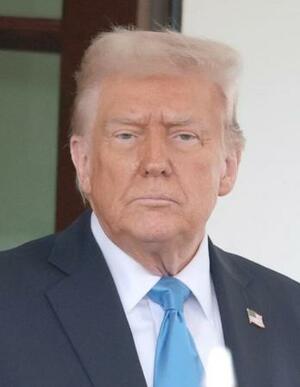 トランプ米大統領(ゲッティ=共同)