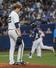 　４回、西武・渡部（奥）に３ランを浴びたオリックス・九里＝京セラドーム