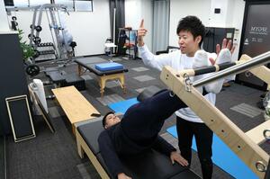 健康づくりをサポートするパーソナルジムSFGYM新保店=長岡市永田2