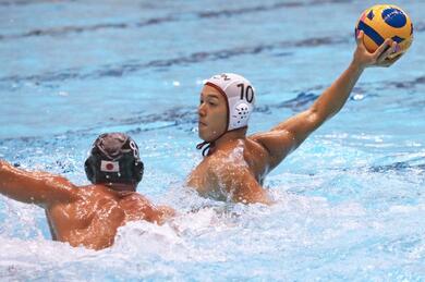 水球男子・パリ五輪］日本代表が千葉で壮行試合 ブルボンKZ（新潟