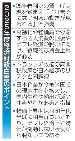 2025年度経済財政白書のポイント
