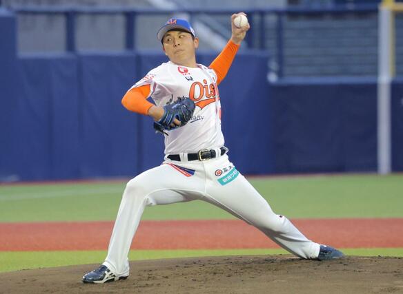 オイシックスの先発、笠原祥太郎＝エコスタ