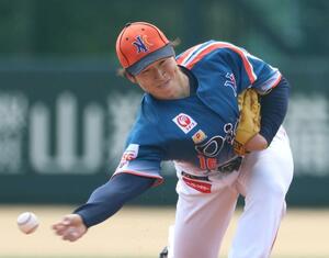 先発した下川隼佑=ヤクルト戸田球場(写真映像部・永井隆司)