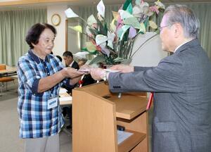 長岡100歳大学大学院の入学式=長岡市福住1