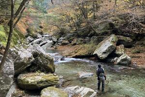 スノーピーク初の管理釣り場＝高知県いの町