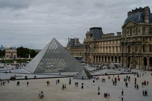 フランス・パリのルーブル美術館=8月(AP=共同)
