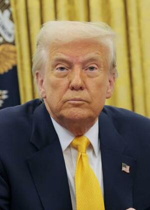 トランプ米大統領(ゲッティ=共同)