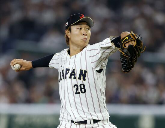 チェコ戦に先発した高橋宏＝東京ドーム