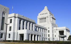 　国会議事堂。高市首相は衆院を解散する意向を固めた＝１３日午前
