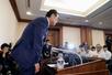 経済同友会の代表幹事として記者会見する新浪剛史氏=3日午後、東京都千代田区