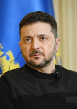　ウクライナのゼレンスキー大統領