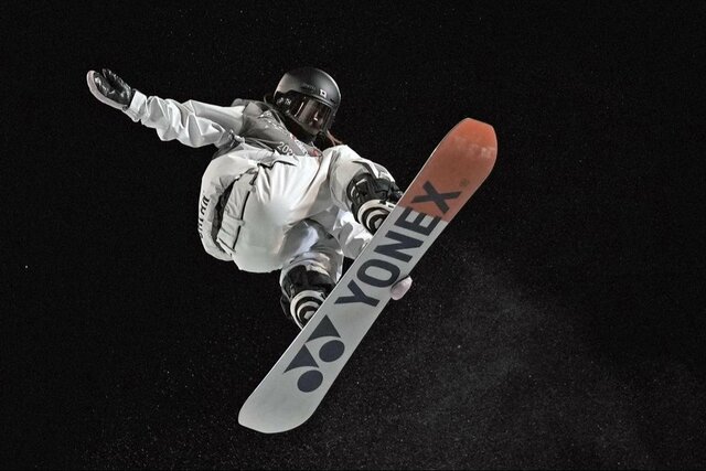 ハーフパイプ第５戦で女子４位の冨田せな＝ラークス（共同）