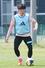 試合復帰向けて練習に励むFW矢村健=聖籠町