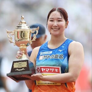 郡菜々佳=2025年7月、国立競技場