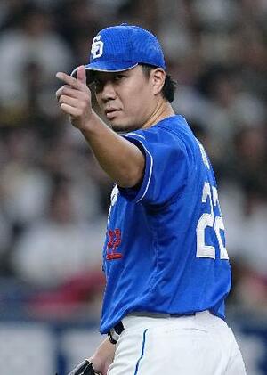6回1失点で7勝目を挙げた中日・大野=京セラドーム
