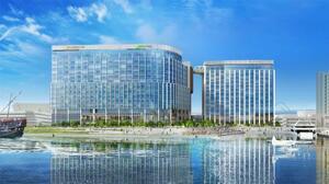 英インターコンチネンタルホテルズグループが開業するホテルの外観イメージ(合同会社桜島開発提供)