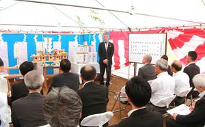 太陽光発電設備と蓄電池を設置する工事の安全祈願祭=柏崎市北条