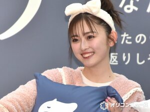 「めっちゃピンクにしてみました」と笑うゆうちゃみ（C）ORICON NewS inc.