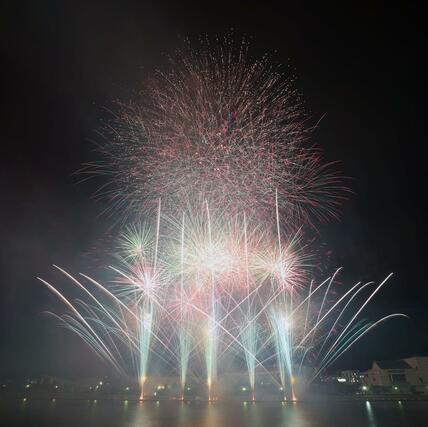 新潟まつりのフィナーレを飾る花火大会＝８月１１日、新潟市中央区