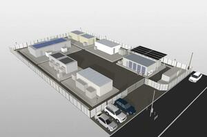 ＴＯＳＹＳが長野市に開設したコンテナ型データセンター専用エリア「Ｃｕｂｅ　Ｐａｒｋ」のイメージ