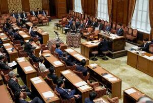 開かれた衆院政治改革特別委=19日午後