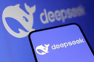 中国の新興企業「ＤｅｅｐＳｅｅｋ（ディープシーク）」のロゴ（ロイター＝共同）