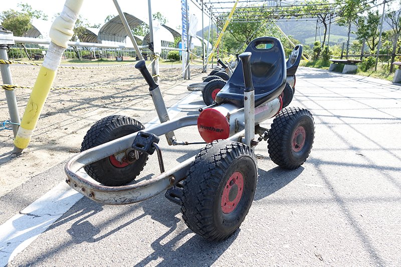 おやこ公園探検隊】乗りこなせ！魅惑のペダルカート！ 上堰潟公園