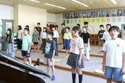 護摩堂山「あじさいまつり」6月12日開幕、田上小児童がＰＲ！曲制作、新作お菓子も道の駅たがみで販売