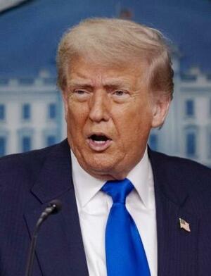 トランプ米大統領(ゲッティ=共同)